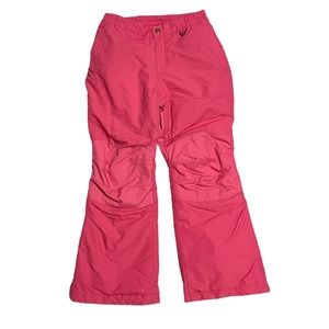 Lands End Girls Size 8 Pink Snowpants